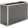 KGT Aluminium Hochbeet 130 121 x 45 x 77 cm Silber