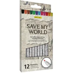 ONLINE® Buntstifte Save My World Mehrfarbig