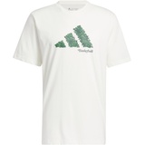 adidas Men's Court Therapy Graphic Tee T-Shirt, Off White, XL