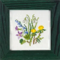 Eva Rosenstand Kreuzstich Set Mini Garten Frühling Zählmuster