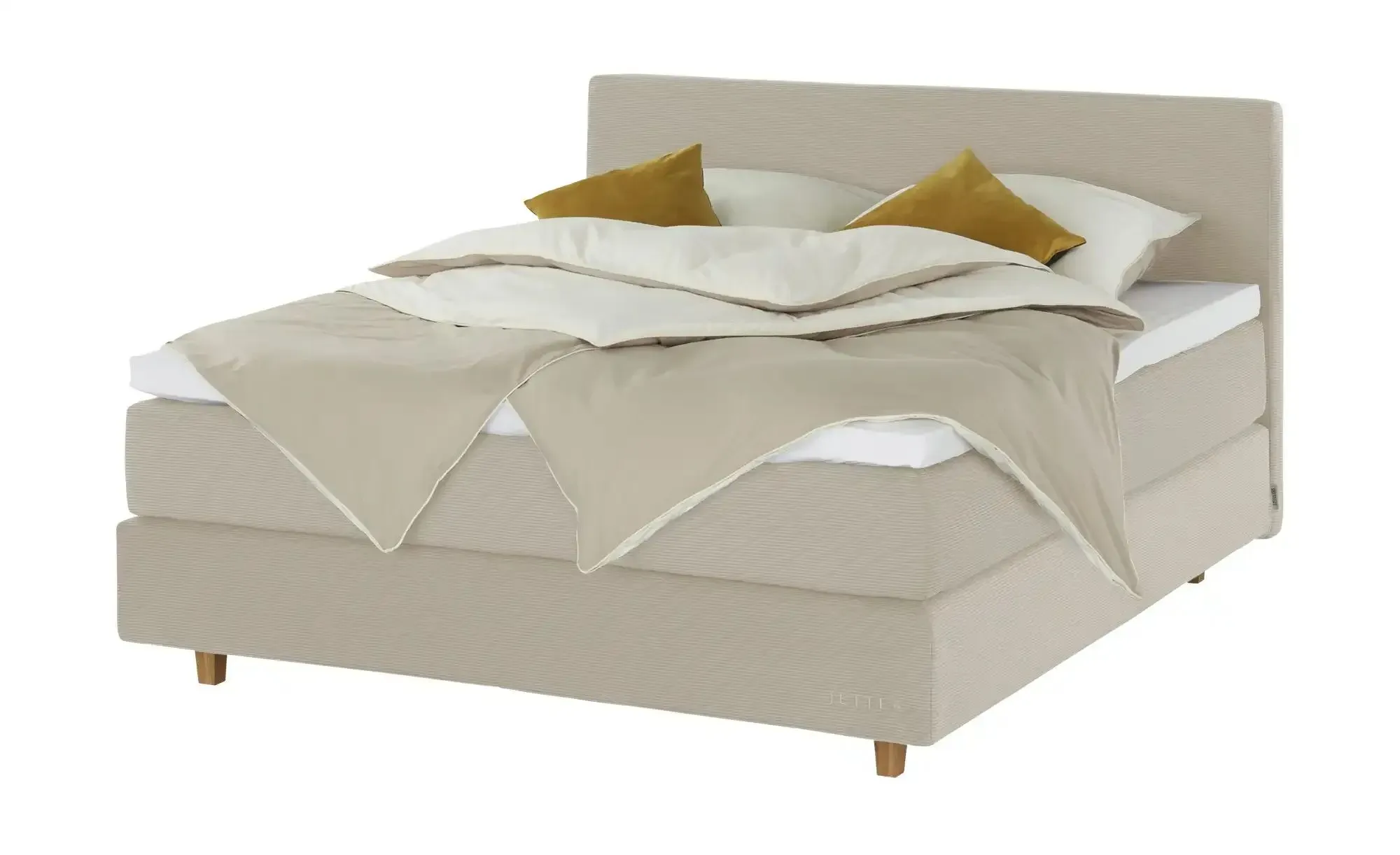 Jette Home Boxspringbett  Jette Flex ¦ beige ¦ Maße (cm): B: 185 H: 110,5