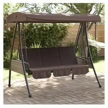 vidaXL Hollywoodschaukel Kaffeebraun 2-Sitzer