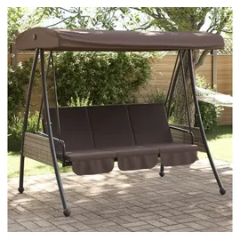 vidaXL Hollywoodschaukel Kaffeebraun 2-Sitzer