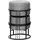 [en.casa] Hocker Tas 38 x 38 x 38 cm Hellgrau
