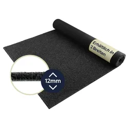 Kunstrasen WELLNESS - Anthrazit - 2,00m x 9,50m