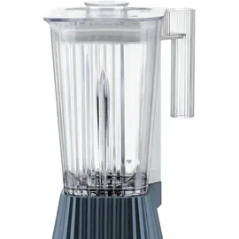 Alessi Plissé Standmixer grau
