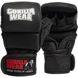 Gorilla Wear Ely MMA Sparring Handschuhe - Schwarz/Weiß SCHWARZ|SCHWARZ|WEISS L / XL
