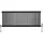 MonsterShop Traditioneller 2-Spalten-Heizkörper 600 x 1462 mm 7,0 kW schwarz