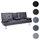 MCW 3er-Sofa braun