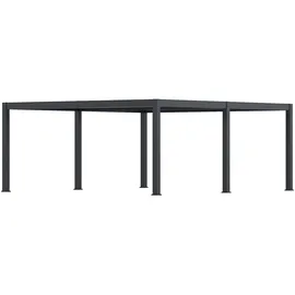 Weide Doppelcarport 6,00 x 5,30 m anthrazit