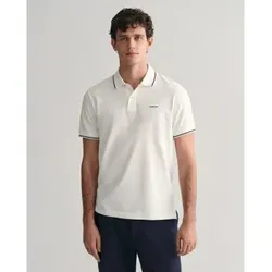 Gant für Herren. 2062034 Polo Piqué Tippen weiß (XL), Lässig, Baumwolle, Kurzarm