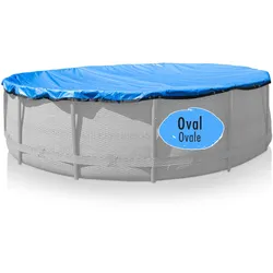 200 g/m2 Winter Abdeckplane für ovale Pools 7,15 x 4 m, oval