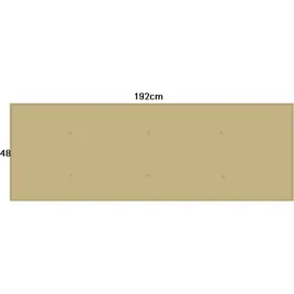 GRASEKAMP Kissen Gartenbank 200cm - Sand