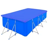 vidaXL Poolabdeckung blau 400x207 cm