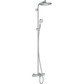 Hansgrohe Crometta S Showerpipe 240 1jet mit Wannenthermostat chrom 27320000