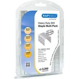 Rapesco 923 Galvanised Klammerpack 800 Heftklammern