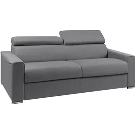 vente-unique - Schlafsofa 4 Vizir - Polyester - grau