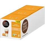 NESCAFÉ DOLCE GUSTO Latte Macchiato Kaffeekapseln 3er Vorratspack (3 x 15 Portionen)