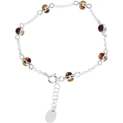 Armband OSTSEE-SCHMUCK "Ostsee-Schmuck Armband Adelina klein Armband Adelina klein", silber (silberfarben), Armbänder, Damen, 17,5 bis 19,5cm, Silber 925 (Sterlingsilber)
