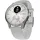 Withings ScanWatch 2 42 mm perlweiß/silber, Sport Flourelastomer-Armband grau/silber