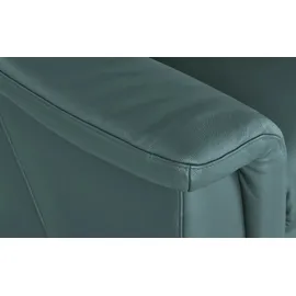 HIMOLLA Ledersofa 2-Sitzer türkis/petrol