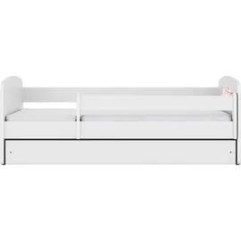 raumhirsch furniture Kinderbett mit Motiv Pferd 80 x 180 cm Holzwerkstoff weiß