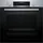 Bosch EXB63IP1 (HBG578BS3 + PIF64RBB5E + HEZ631070) Herdset groß AutoClean mit 60 cm Induktions Kochfeld