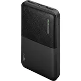 goobay kompakte Powerbank, 5.000 mAh, schwarz