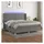 vidaXL Boxspringbett 200 x 200 cm Dunkelgrau