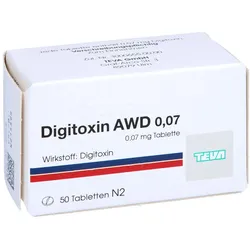 Digitoxin AWD 0,07 mg Tabletten 50 St