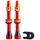 CushCore Presta Tubeless Ventile 44 mm orange