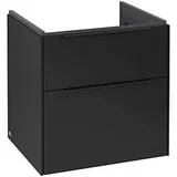 Villeroy & Boch Subway 3.0 Waschtischunterschrank 572 cm, 2 Auszüge, ohne LED/Griff Volcano black, volcano black