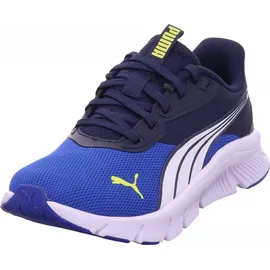 Puma flexfocus lite modern jr Jungen Sportschuh in Blau, Größe 4 - Blau/Weiß/Dunkelblau - 37