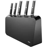 GEFU ACURO Messerblock 6-tlg. Schwarz/Braun