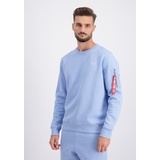 Alpha Industries Sweater » Sweatshirts Unisex EMB Sweater«, Gr. M, light blue, , 32936137-M