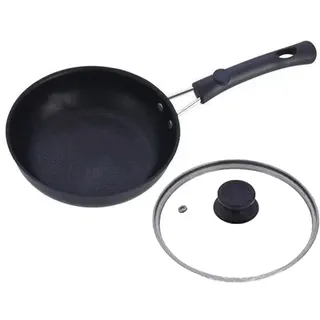 XUHONGYA Verdickte Antihaft-Pfanne Für Den Hausgebrauch, Bester Wok, Pfannenset Eier-Omelett-Pfanne Mit Deckel, Spülmaschinenfest, Leicht Zu Reinigen, Ofenfest(Non-Stick Frying pan,16CM)