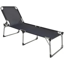 Garden Pleasure ABACO Sonnenliege 214 x 70 x 0 cm Anthrazit