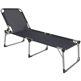 Garden Pleasure ABACO Sonnenliege 214 x 70 x 0 cm Anthrazit
