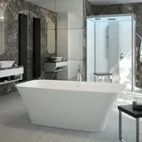 Hoesch LEROS Freistehende Oval-Badewanne, 4470.010,