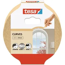 Tesa Kreppband Kurven 25 m x 38 mm 1 St.
