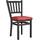 GGM Möbel Bistrostuhl Kunstleder Rot 2er Set