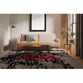 Arte Espina Naila 300 Teppich 120 x 170 cm Schwarz/Rot