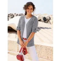 Casual Looks WITT WEIDEN Strickjacke in schwarz-weiß-meliert | Gr.: