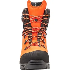 KOX | Schnittschutzstiefel | Schnittschutzschuhe DUE Orange Größe 47