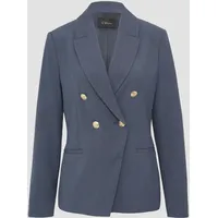 S.Oliver - Doppelreihiger Blazer im Slim Fit Damen, blau,