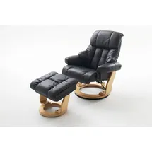 InnoSeat CALGARY Relaxer mit Hocker  Schwarz