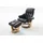 InnoSeat CALGARY Relaxer mit Hocker  Schwarz