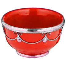 Marrakesch Orient & Mediterran Interior Dipschale Rund Rot 1-tlg.