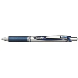 Pentel EnerGel BL77 Gelschreiber blau/silber 0,35 mm, blau,
