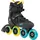 K2 Skates Unisex Inline Skates VO2 S 100 X BOA, Black - Blue - Yellow, 30G0142.1.1.065